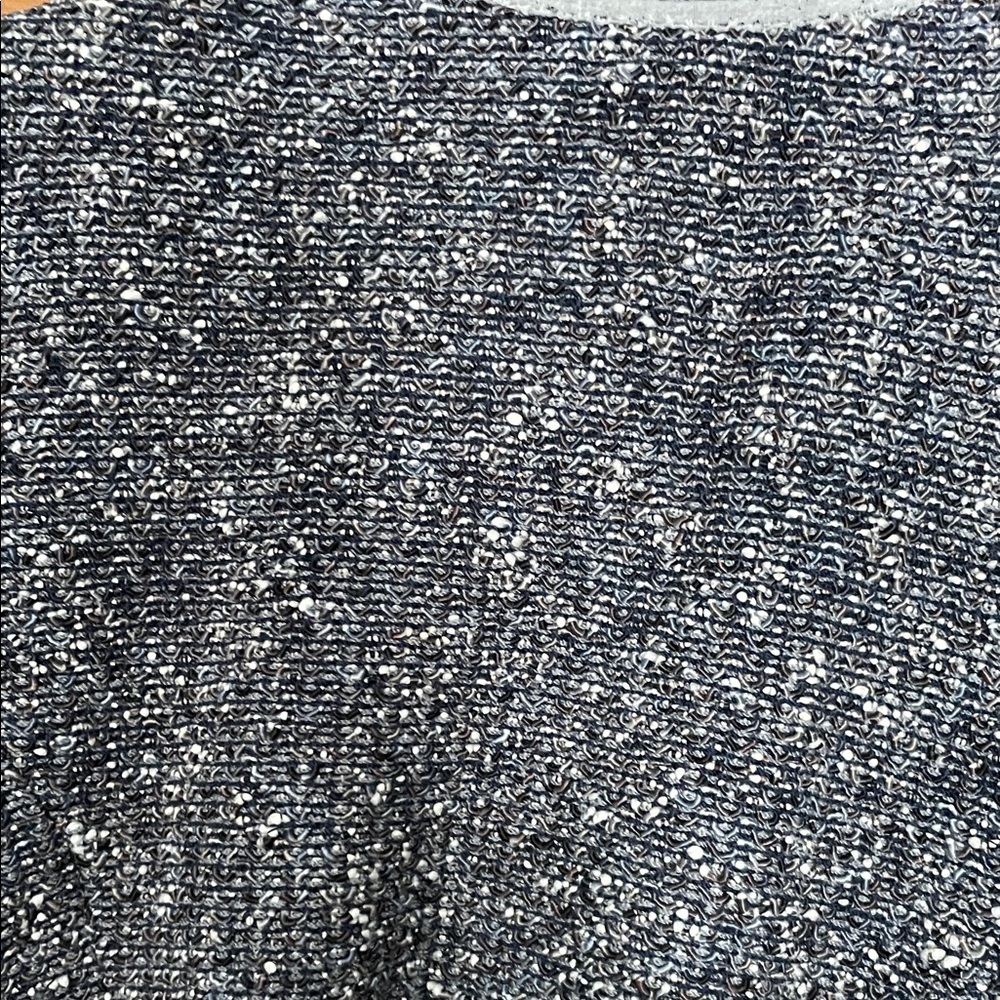 St. John Collection Navy and White Tweed Blazer - Picture 7 of 14